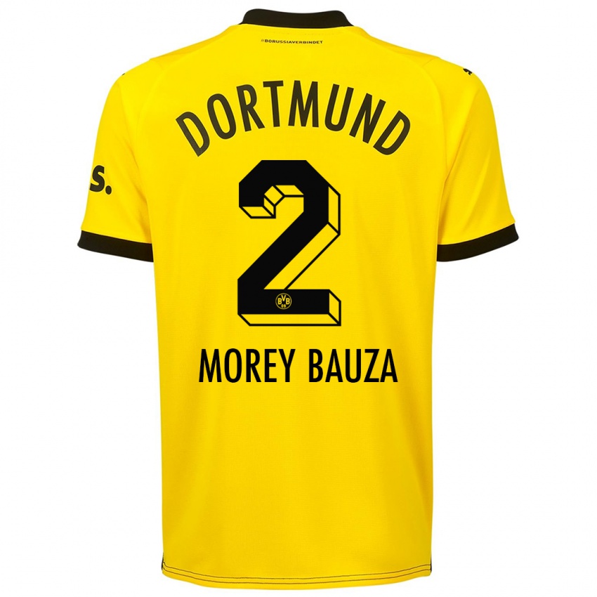 Niño Camiseta Mateu Morey Bauza #2 Amarillo 1ª Equipación 2023/24 La Camisa