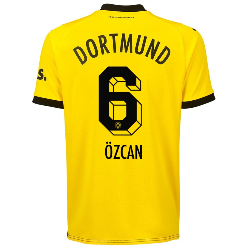Niño Camiseta Salih Ozcan #6 Amarillo 1ª Equipación 2023/24 La Camisa