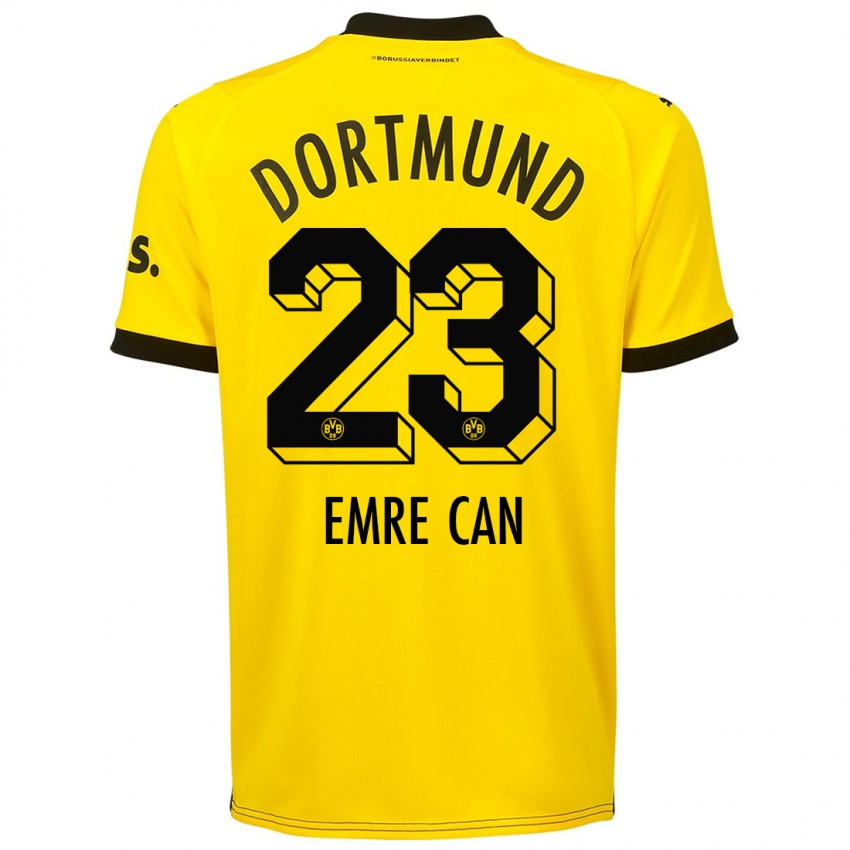 Niño Camiseta Emre Can #23 Amarillo 1ª Equipación 2023/24 La Camisa