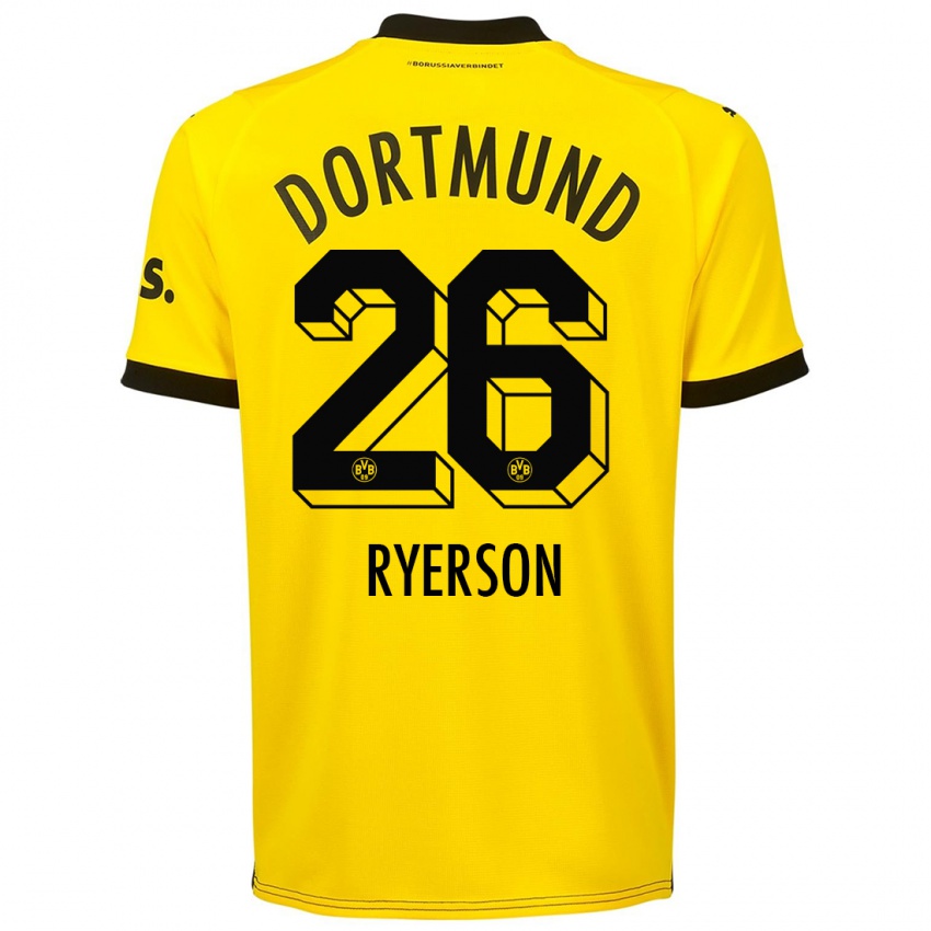 Niño Camiseta Julian Ryerson #26 Amarillo 1ª Equipación 2023/24 La Camisa