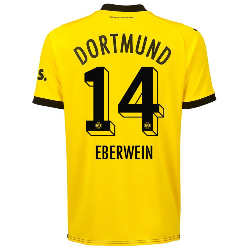 Niño Camiseta Michael Eberwein #14 Amarillo 1ª Equipación 2023/24 La Camisa