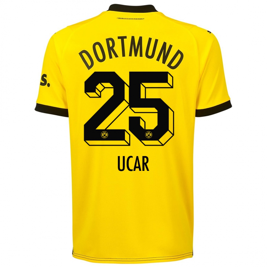Niño Camiseta Leys Ucar #25 Amarillo 1ª Equipación 2023/24 La Camisa
