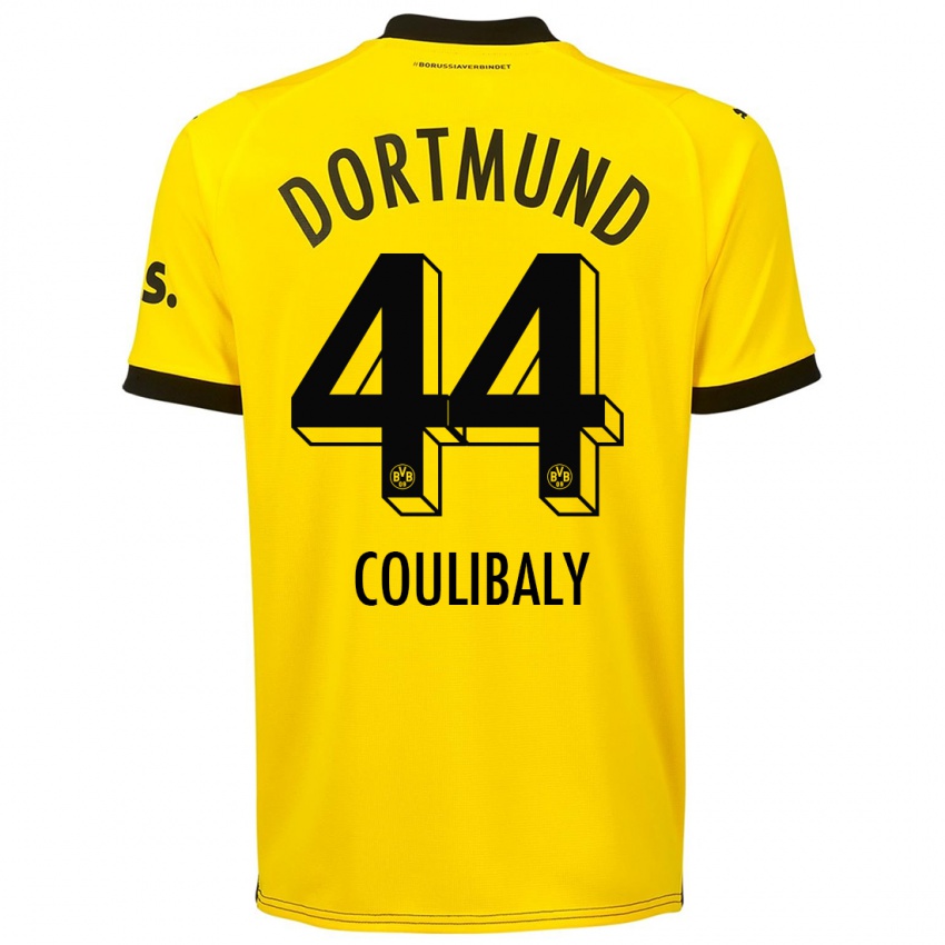 Niño Camiseta Soumaila Coulibaly #44 Amarillo 1ª Equipación 2023/24 La Camisa
