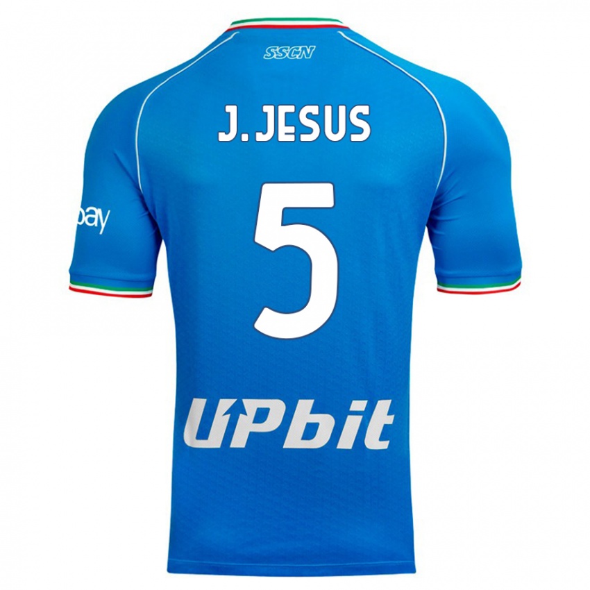 Niño Camiseta Juan Jesus #5 Cielo Azul 1ª Equipación 2023/24 La Camisa