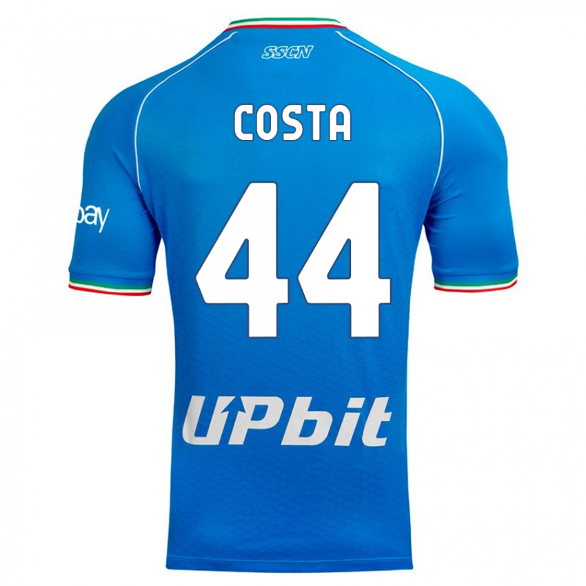 Niño Camiseta Filippo Costa #44 Cielo Azul 1ª Equipación 2023/24 La Camisa