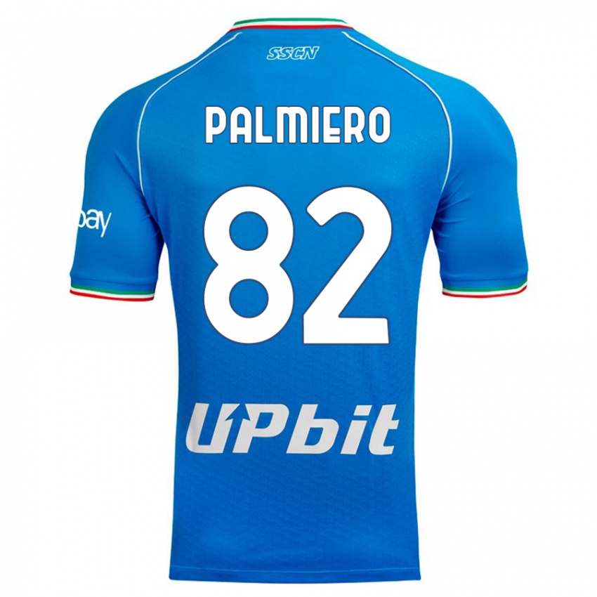 Niño Camiseta Luca Palmiero #82 Cielo Azul 1ª Equipación 2023/24 La Camisa