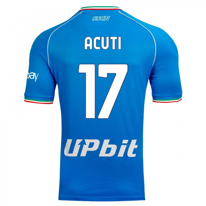 Niño Camiseta Arianna Acuti #17 Cielo Azul 1ª Equipación 2023/24 La Camisa