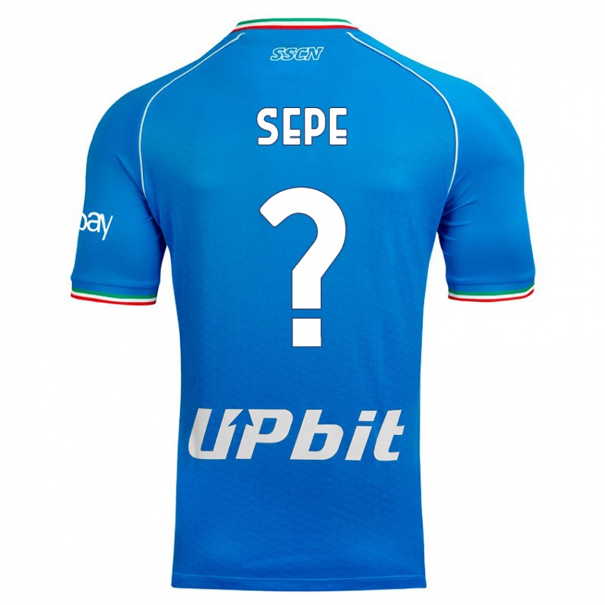 Niño Camiseta Mauro Sepe #0 Cielo Azul 1ª Equipación 2023/24 La Camisa