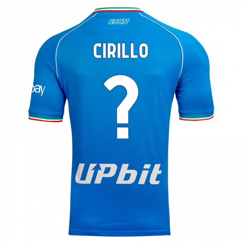 Niño Camiseta Gioele Cirillo #0 Cielo Azul 1ª Equipación 2023/24 La Camisa