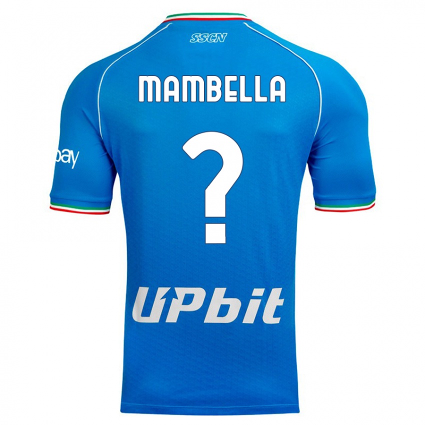 Niño Camiseta Andrea Mambella #0 Cielo Azul 1ª Equipación 2023/24 La Camisa
