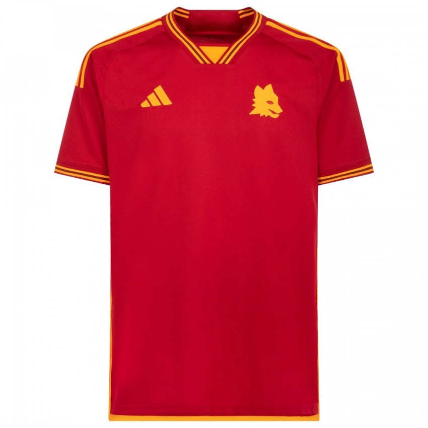 Niño Camiseta Muhammed Bah #41 Rojo 1ª Equipación 2023/24 La Camisa