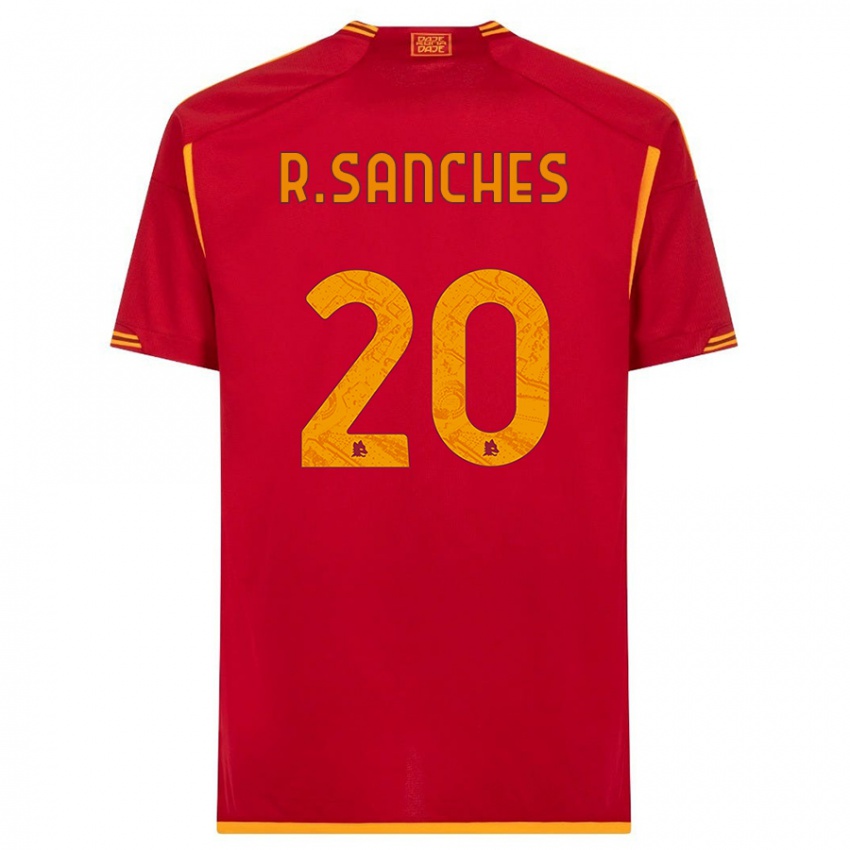 Niño Camiseta Renato Sanches #20 Rojo 1ª Equipación 2023/24 La Camisa