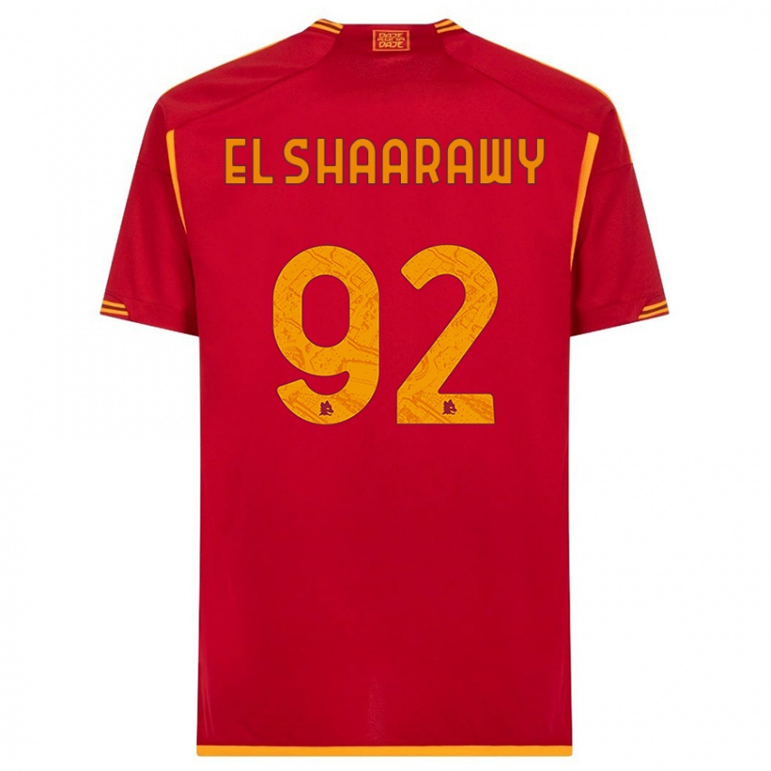 Niño Camiseta Stephan El Shaarawy #92 Rojo 1ª Equipación 2023/24 La Camisa