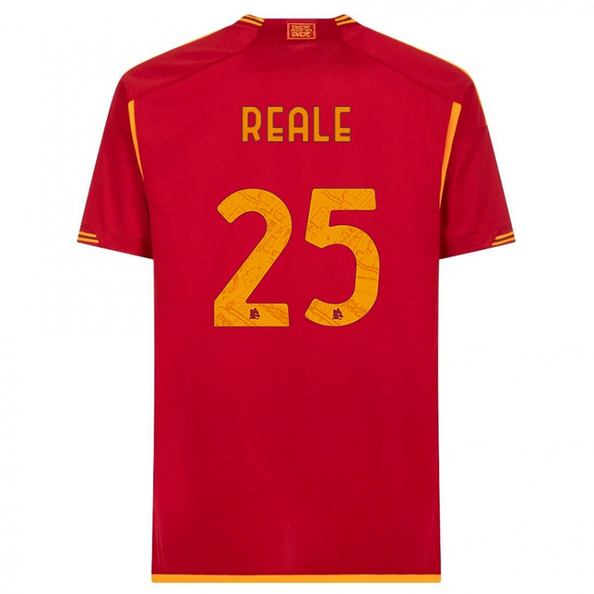 Niño Camiseta Filippo Reale #25 Rojo 1ª Equipación 2023/24 La Camisa