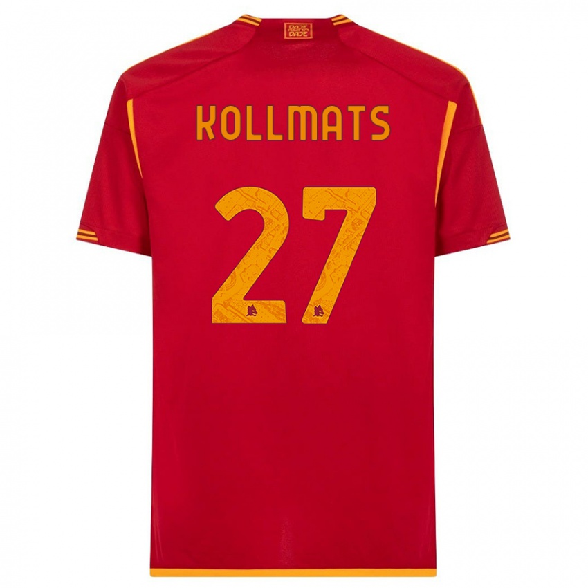 Niño Camiseta Beata Kollmats #27 Rojo 1ª Equipación 2023/24 La Camisa