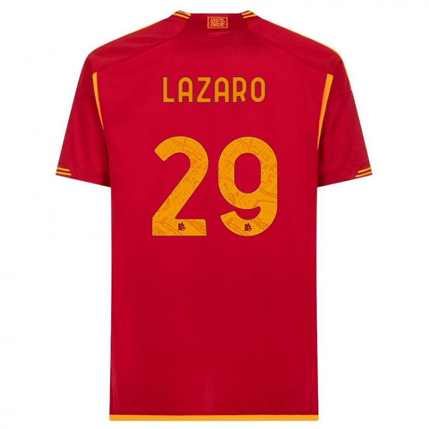 Niño Camiseta Paloma Lazaro #29 Rojo 1ª Equipación 2023/24 La Camisa