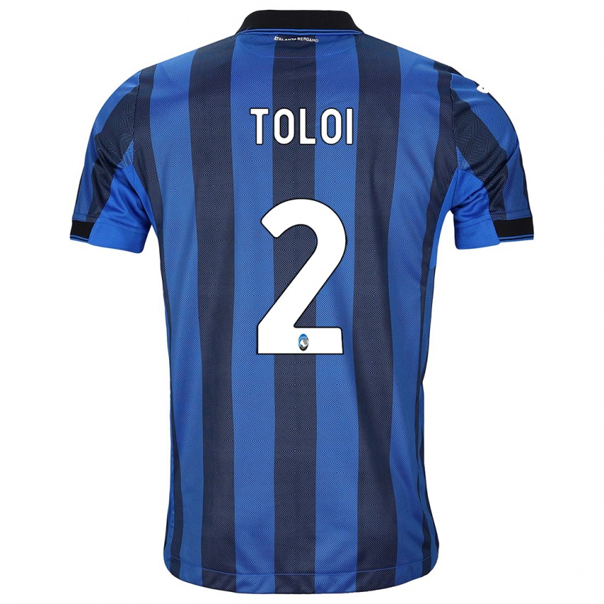 Niño Camiseta Rafael Tolói #2 Azul Negro 1ª Equipación 2023/24 La Camisa