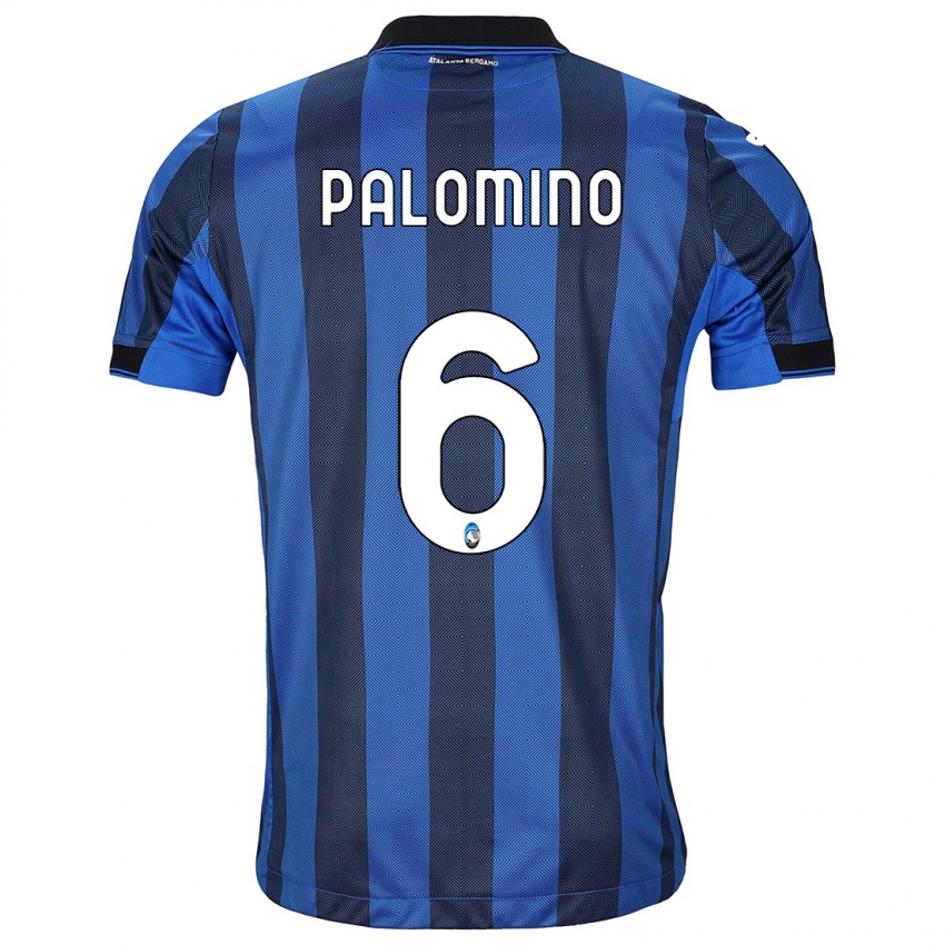 Niño Camiseta José Luis Palomino #6 Azul Negro 1ª Equipación 2023/24 La Camisa