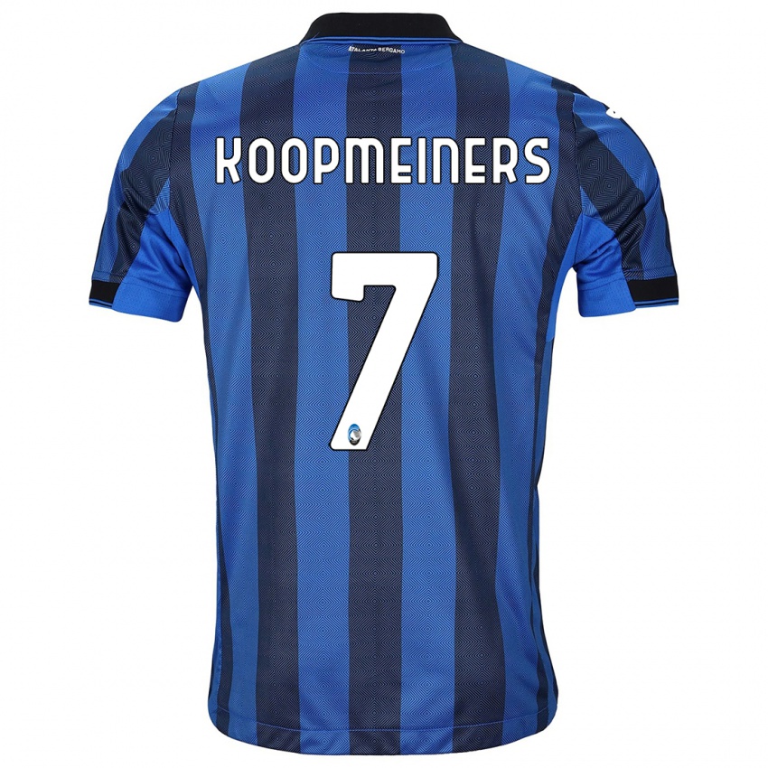 Niño Camiseta Teun Koopmeiners #7 Azul Negro 1ª Equipación 2023/24 La Camisa