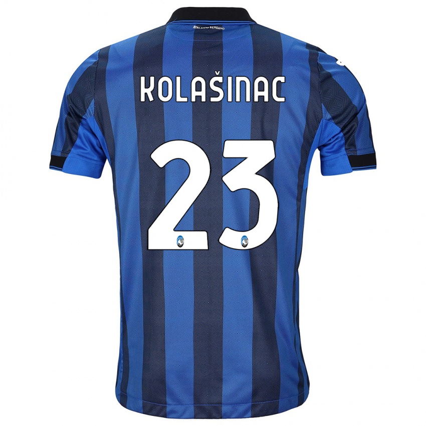 Niño Camiseta Sead Kolasinac #23 Azul Negro 1ª Equipación 2023/24 La Camisa