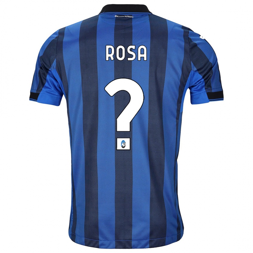 Niño Camiseta Alessio Rosa #0 Azul Negro 1ª Equipación 2023/24 La Camisa