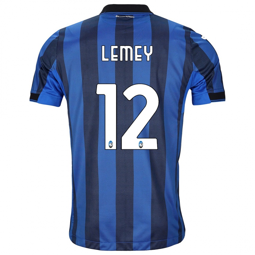 Niño Camiseta Diede Lemey #12 Azul Negro 1ª Equipación 2023/24 La Camisa