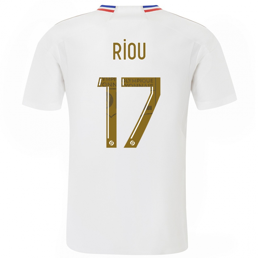 Niño Camiseta Remy Riou #17 Blanco 1ª Equipación 2023/24 La Camisa