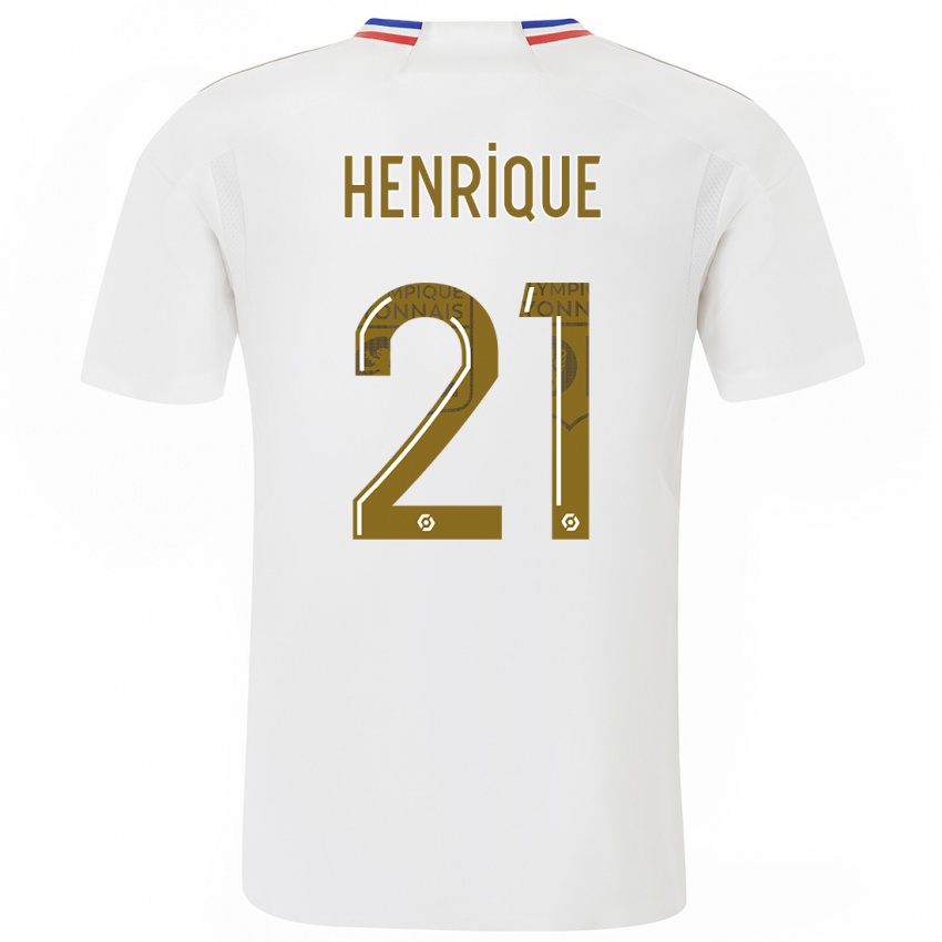 Niño Camiseta Henrique #21 Blanco 1ª Equipación 2023/24 La Camisa