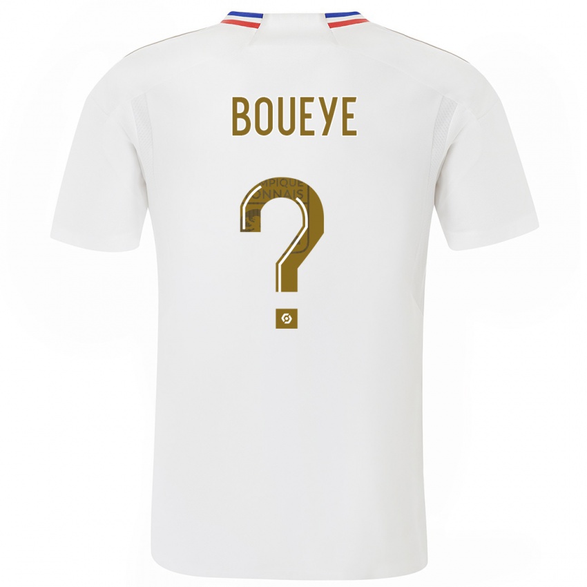 Niño Camiseta Philippe Boueye #0 Blanco 1ª Equipación 2023/24 La Camisa
