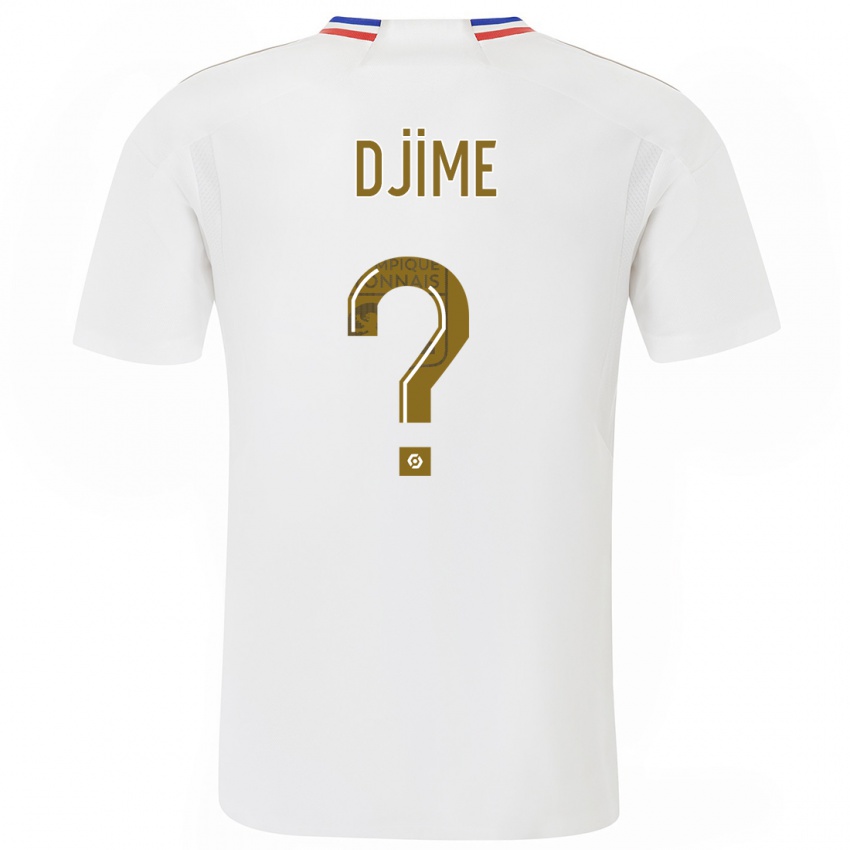 Niño Camiseta Ahmed Djime #0 Blanco 1ª Equipación 2023/24 La Camisa