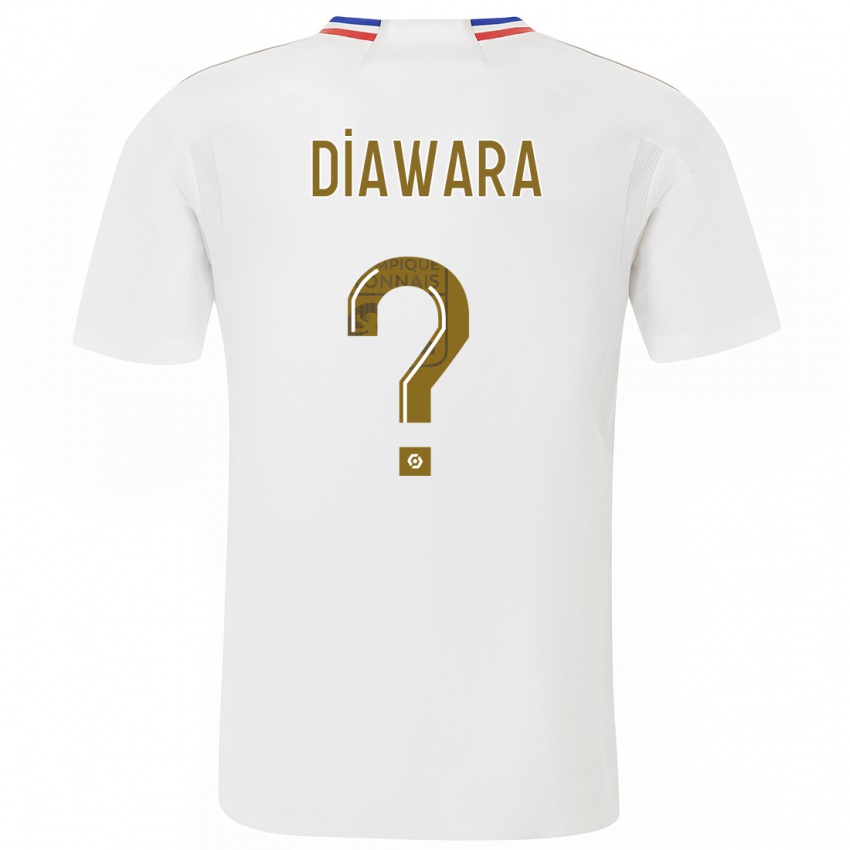 Niño Camiseta Mahamadou Diawara #0 Blanco 1ª Equipación 2023/24 La Camisa