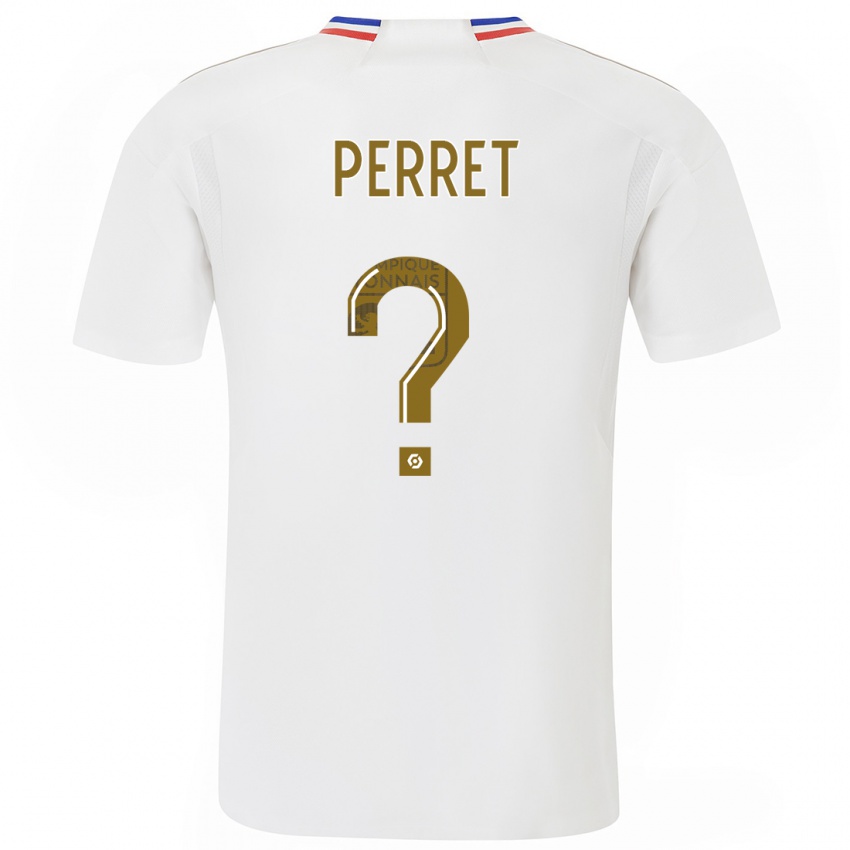 Niño Camiseta Romain Perret #0 Blanco 1ª Equipación 2023/24 La Camisa