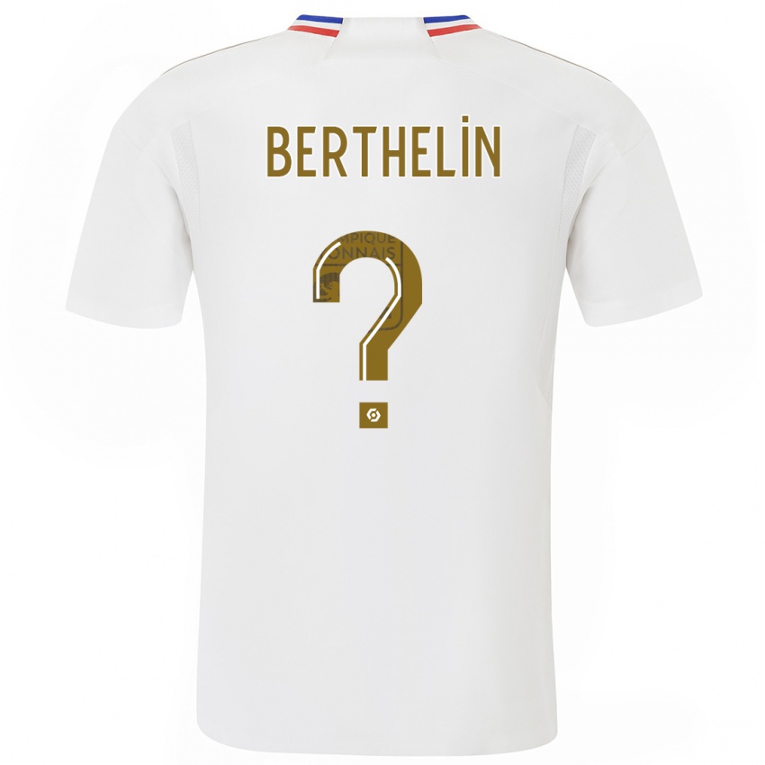 Niño Camiseta Romain Berthelin #0 Blanco 1ª Equipación 2023/24 La Camisa