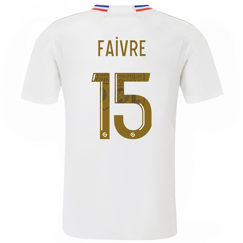 Niño Camiseta Romain Faivre #15 Blanco 1ª Equipación 2023/24 La Camisa