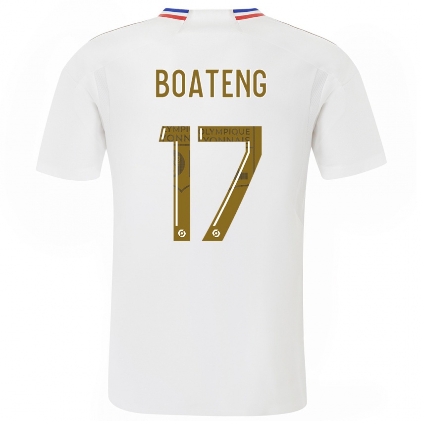 Niño Camiseta Jerome Boateng #17 Blanco 1ª Equipación 2023/24 La Camisa