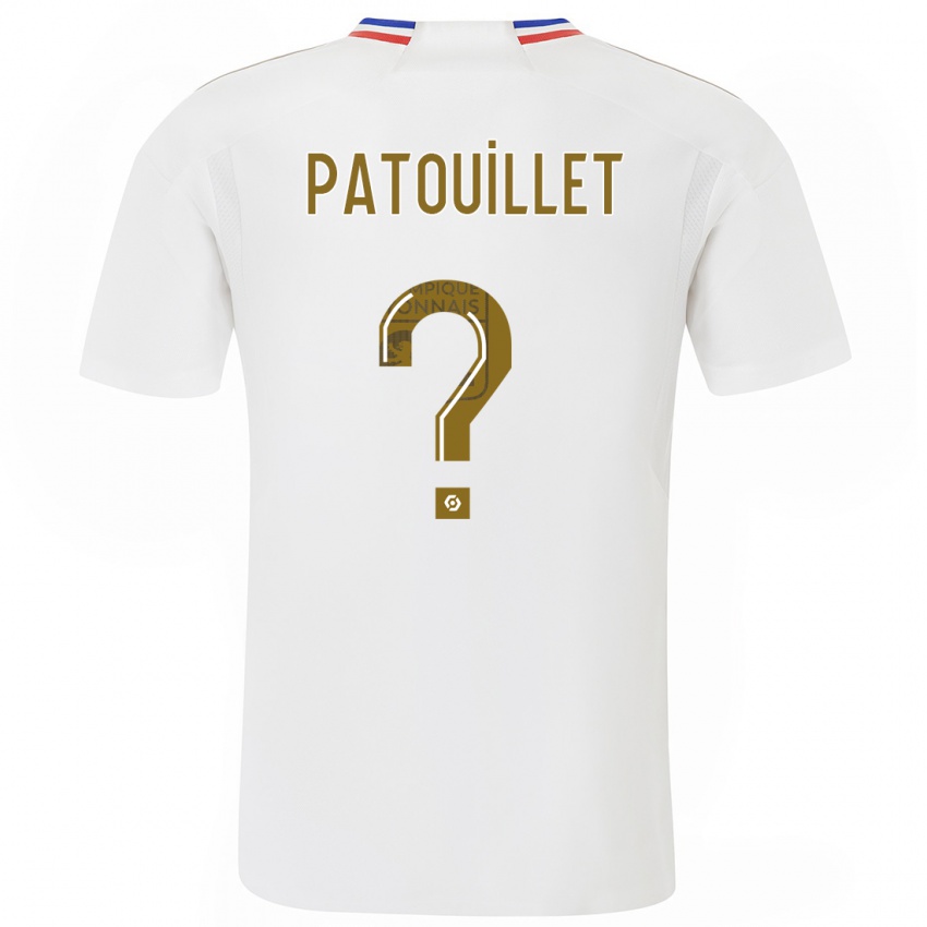 Niño Camiseta Mathieu Patouillet #0 Blanco 1ª Equipación 2023/24 La Camisa