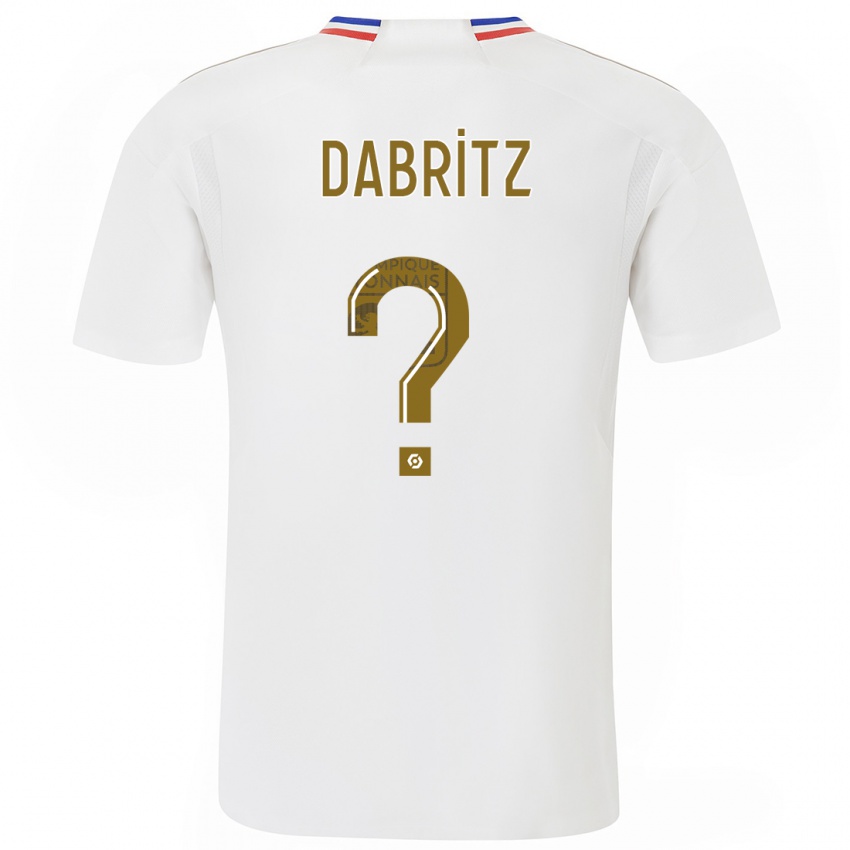 Niño Camiseta Sara Dabritz #0 Blanco 1ª Equipación 2023/24 La Camisa