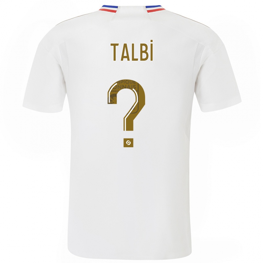Niño Camiseta Ryad Talbi #0 Blanco 1ª Equipación 2023/24 La Camisa