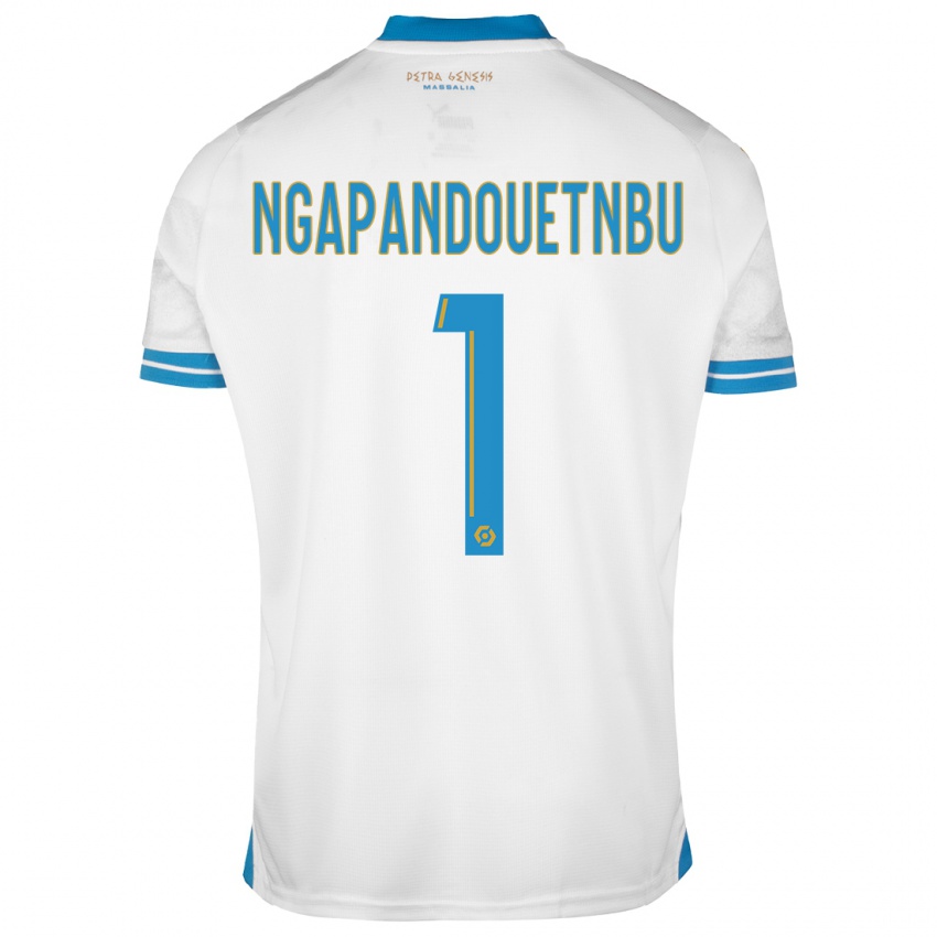 Niño Camiseta Simon Ngapandouetnbu #1 Blanco 1ª Equipación 2023/24 La Camisa