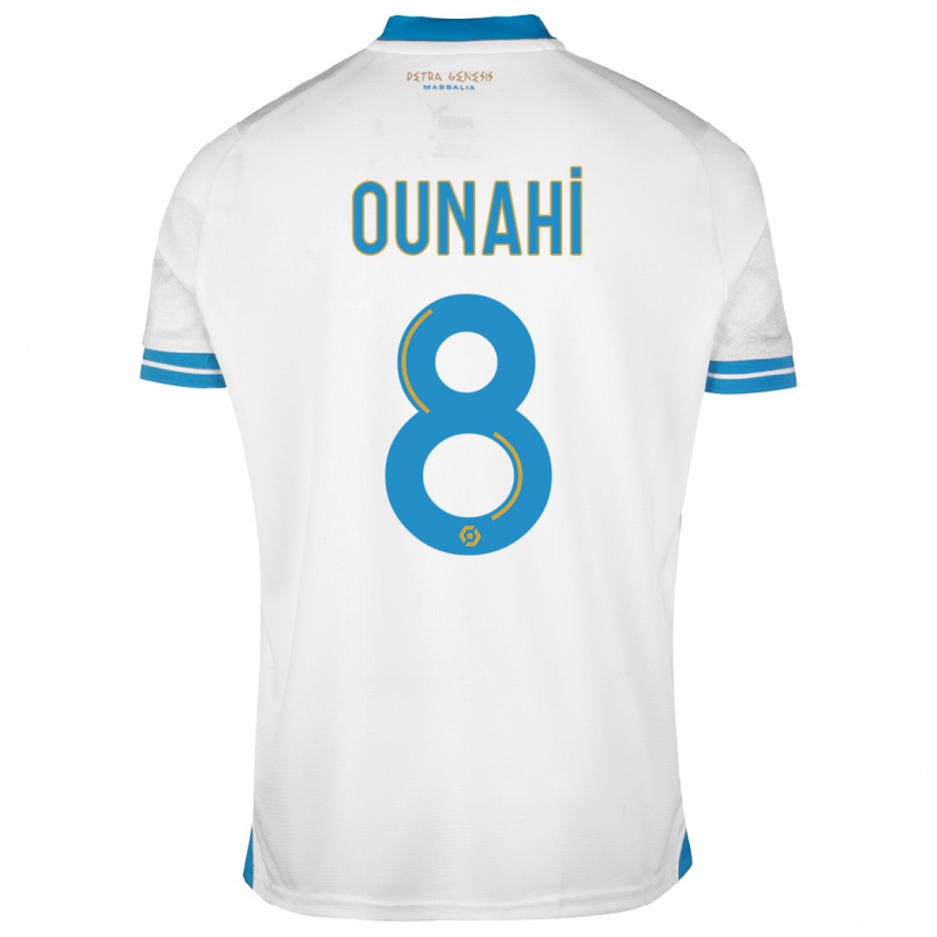 Niño Camiseta Azzedine Ounahi #8 Blanco 1ª Equipación 2023/24 La Camisa