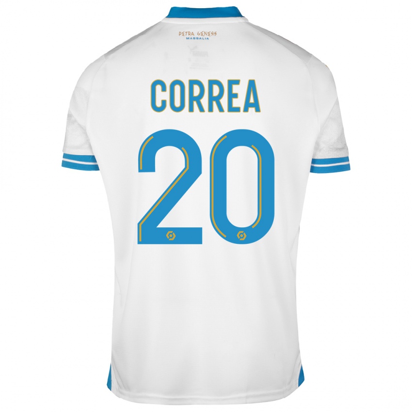 Niño Camiseta Joaquin Correa #20 Blanco 1ª Equipación 2023/24 La Camisa