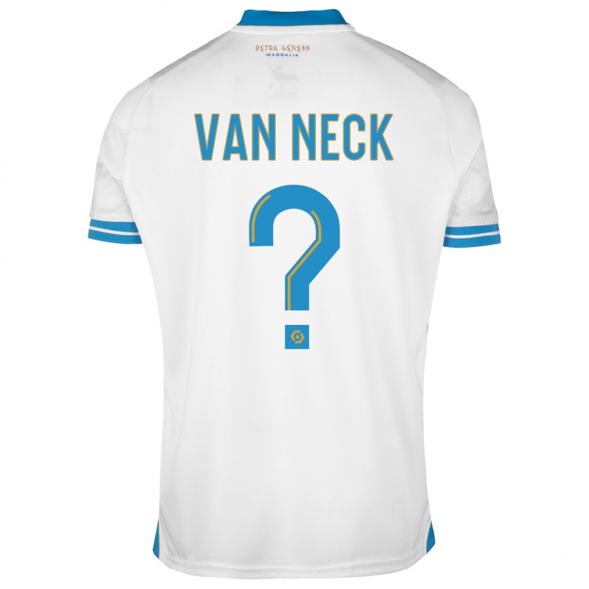 Niño Camiseta Jelle Van Neck #0 Blanco 1ª Equipación 2023/24 La Camisa