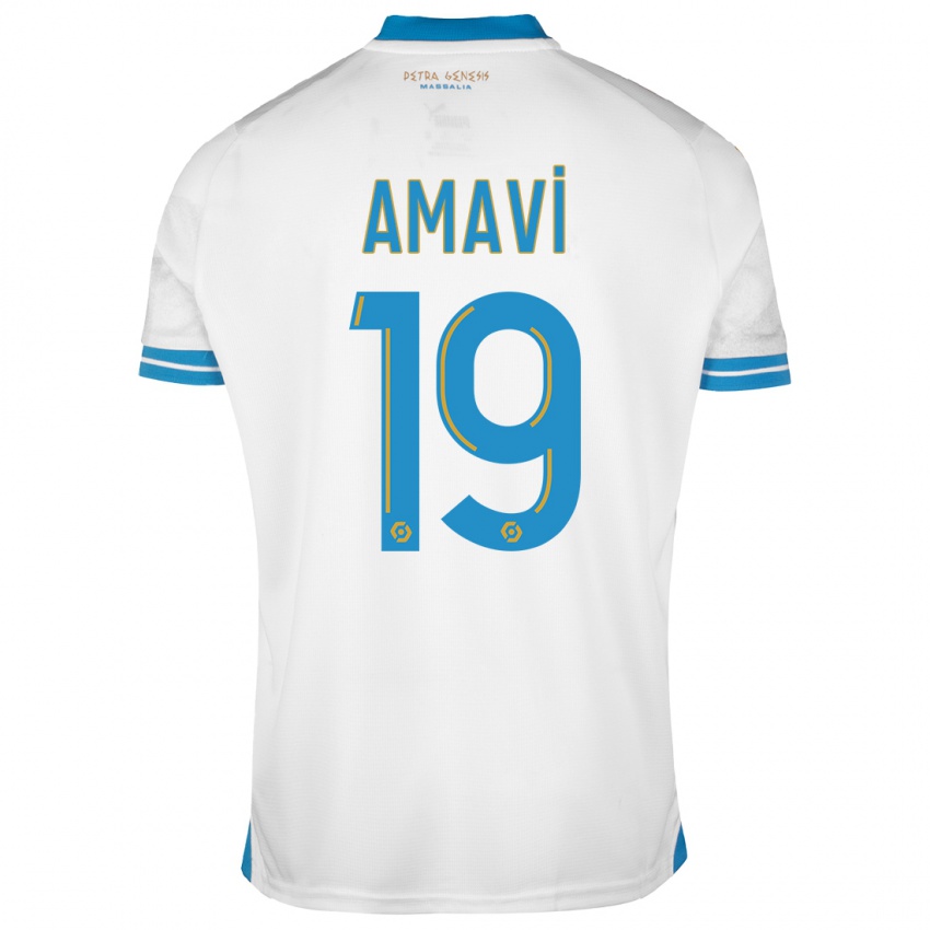 Niño Camiseta Jordan Amavi #19 Blanco 1ª Equipación 2023/24 La Camisa