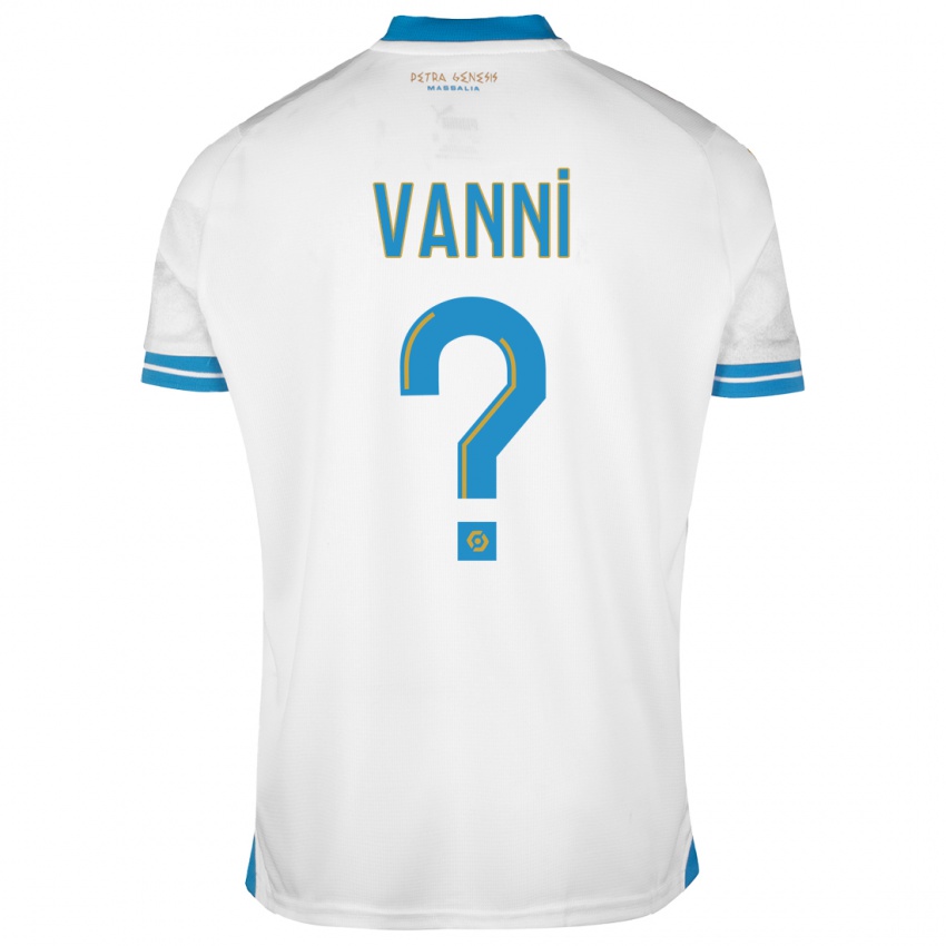 Niño Camiseta Fabio Vanni #0 Blanco 1ª Equipación 2023/24 La Camisa