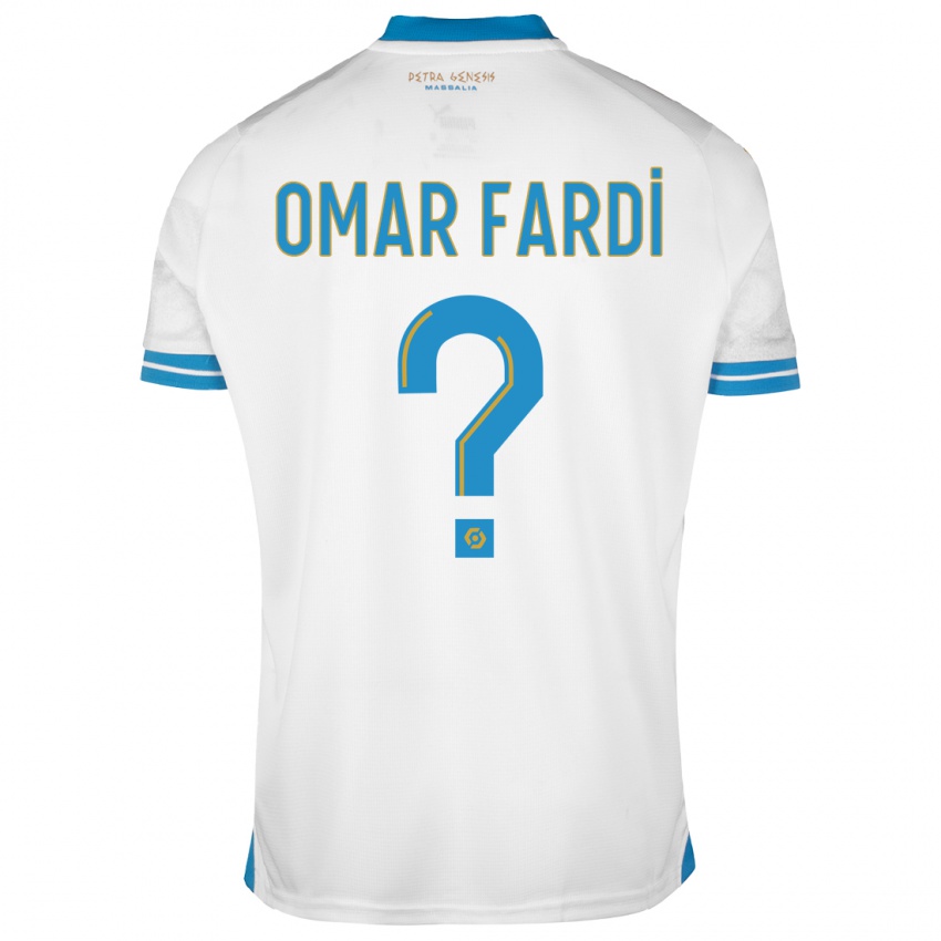 Niño Camiseta El Omar Fardi #0 Blanco 1ª Equipación 2023/24 La Camisa