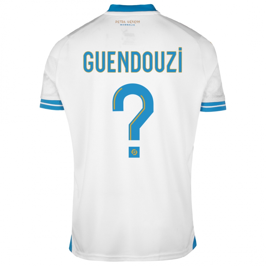 Niño Camiseta Milan Guendouzi #0 Blanco 1ª Equipación 2023/24 La Camisa