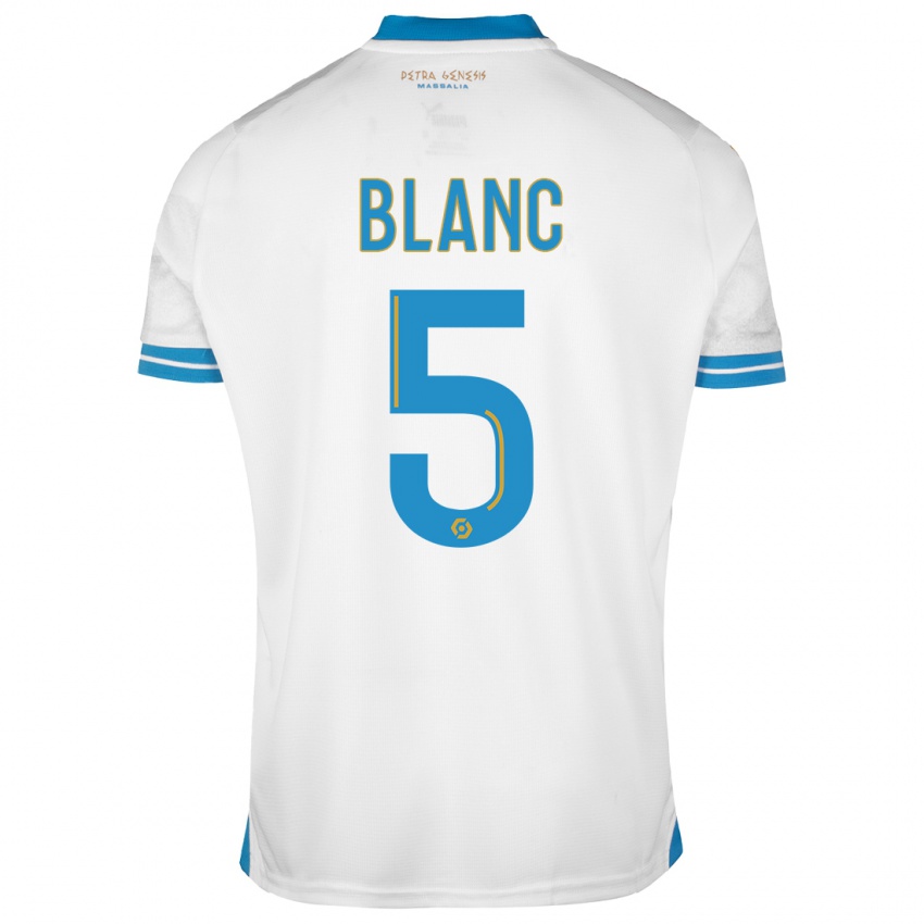 Niño Camiseta Amandine Blanc #5 Blanco 1ª Equipación 2023/24 La Camisa
