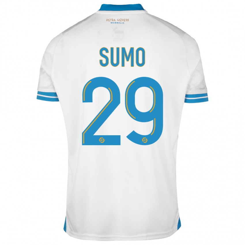 Niño Camiseta Eva Sumo #29 Blanco 1ª Equipación 2023/24 La Camisa