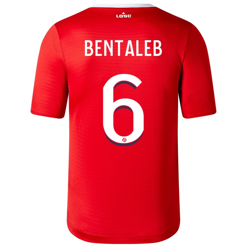 Niño Camiseta Nabil Bentaleb #6 Rojo 1ª Equipación 2023/24 La Camisa