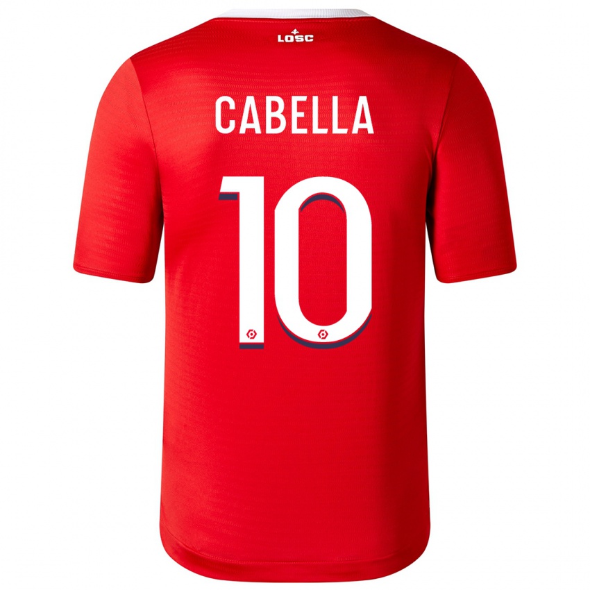 Niño Camiseta Rémy Cabella #10 Rojo 1ª Equipación 2023/24 La Camisa